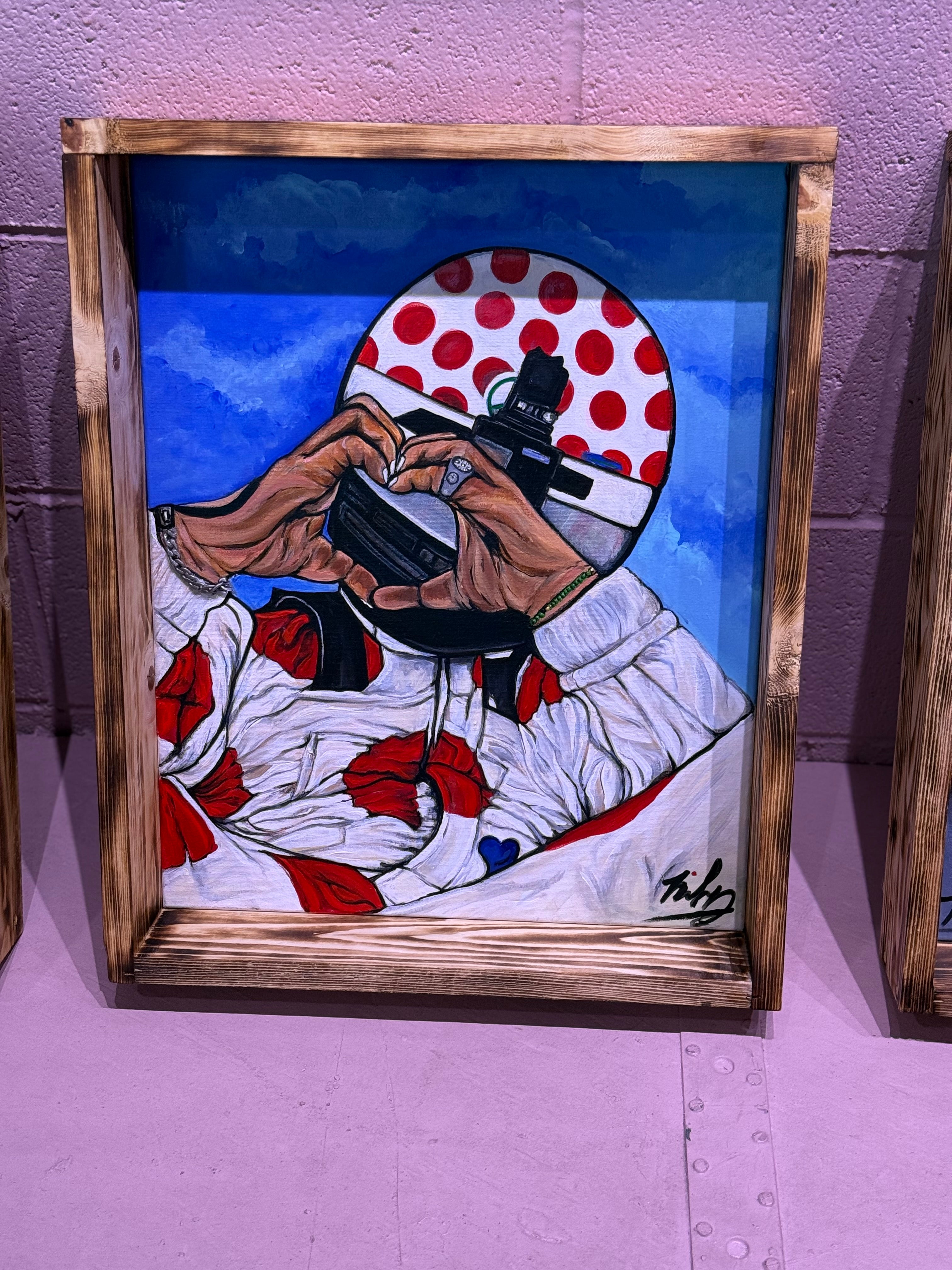 Bold Racing-Inspired Canvas
